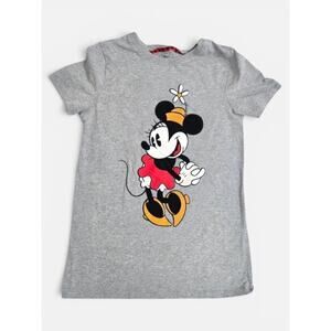 Disney Minnie Mouse Gray Graphic Baby Tee